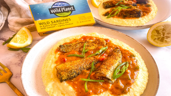 Cajun Sardines & Grits
