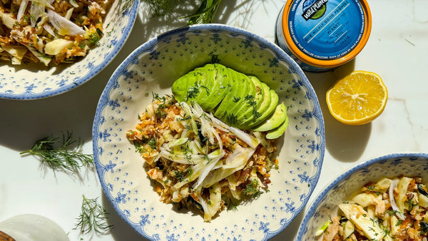 Chili Crisp Honey Crispy Rice Fennel Tuna Salad