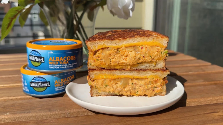 Photo of Chili Crunch Tuna Melt with Caramelized Onions