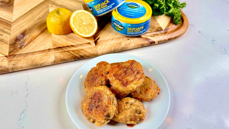 Crispy Zero Carb Jalapeño Cheddar Tuna Bites