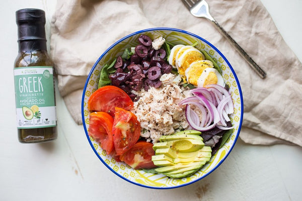 Five Minute Paleo Greek Salad