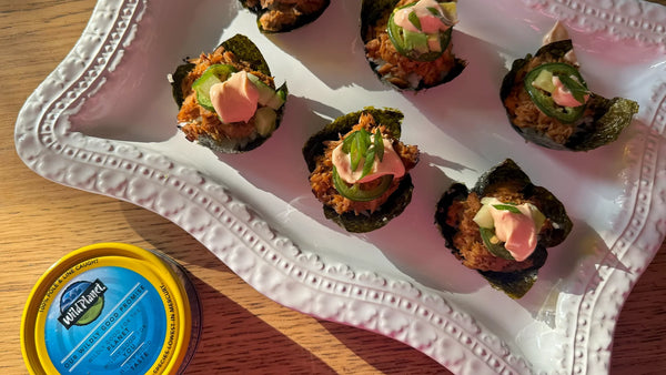 Teriyaki Tuna Sushi Cups