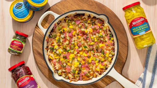 Tuna Melt Dip with Pickled Veggies