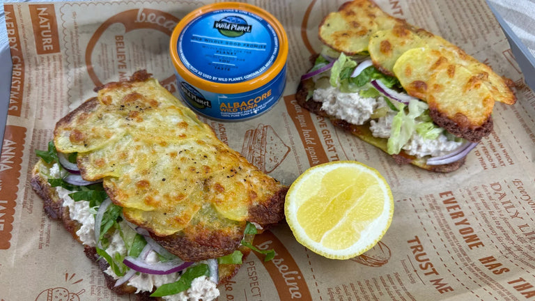 Photo of Tuna Salad Potato Wrap Sandwiches