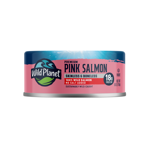 Canned Pink Salmon No Salt Added - Wild Planet Foods