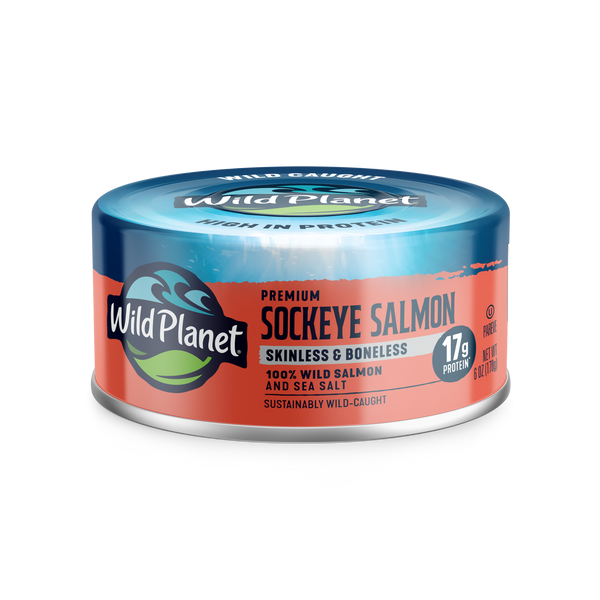 Canned Sockeye Salmon - Wild Planet Foods