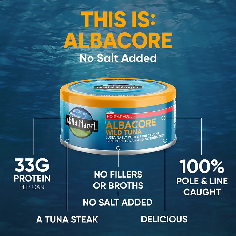 Albacore Wild Tuna No Salt Added attributes