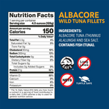 Albacore Wild Tuna Fillets nutrition facts and ingredients
