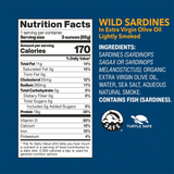 Wild Sardines In Extra Virgin Olive Oil nutrition facts and ingredients