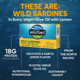 Wild Sardines In Extra Virgin Olive Oil with Lemon attributes