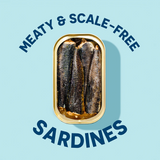 Open can of Wild Sardines In Water