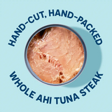 Open can of Yellowfin Wild Tuna