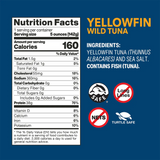 Yellowfin Wild Tuna nutrition facts and ingredients