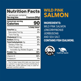 Wild Pink Salmon pouch nutrition facts and ingredients
