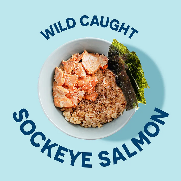 Beauty shot of Wild Sockeye Salmon