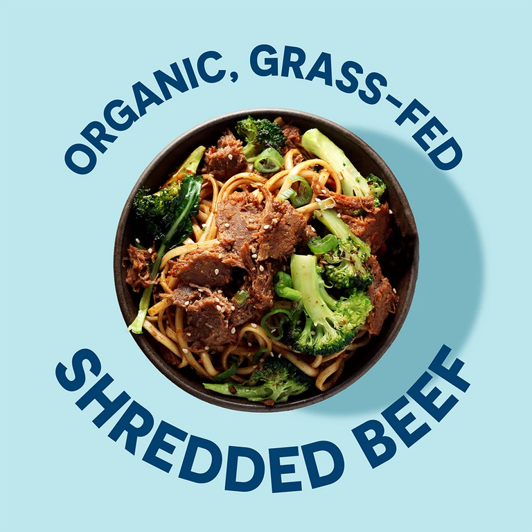 Beauty shot of Organic Shredded Beef