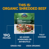 Organic Shredded Beef Single-Serve Pouch attributes