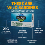 Wild Sardines Skinless & Boneless Fillets In Extra Virgin Olive Oil attributes