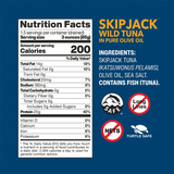 Skipjack Wild Tuna in Olive Oil nutrition facts and ingredients