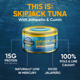 Skipjack Wild Tuna with Jalapeño & Cumin attributes