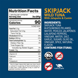 Skipjack Wild Tuna with Jalapeño & Cumin nutrition facts and ingredients