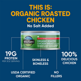 Organic Roasted Chicken Breast No Salt Added attributes