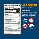 Albacore Wild Tuna nutrition facts and ingredients