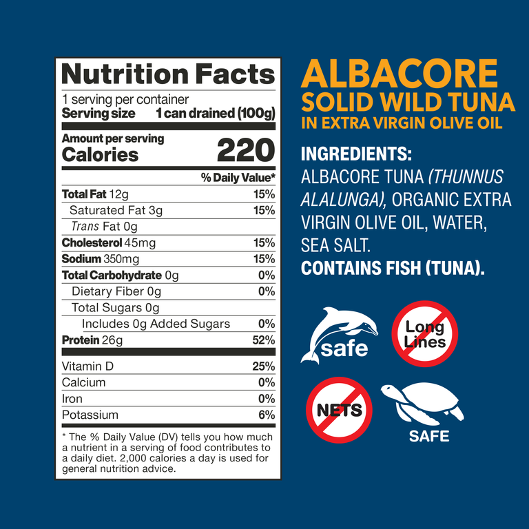Albacore Tuna In Olive Oil Wild Planet Foods Albacore Tuna In Olive Oil Wild Planet Foods