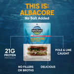 Albacore Wild Tuna Single-Serve Pouch No Salt Added