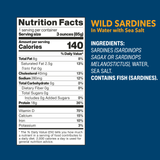 Wild Sardines In Water nutrition facts and ingredients