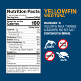 Yellowfin Wild Tuna nutrition facts and ingredients