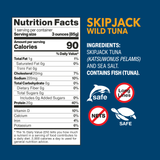 Skipjack Wild Tuna pouch nutrition facts and ingredients