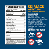 Skipjack Wild Tuna with Jalapeño & Cumin nutrition facts and ingredients