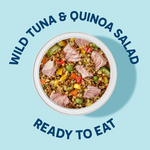 Open bowl of Wild Tuna Quinoa Salad