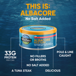 Albacore Wild Tuna No Salt Added
