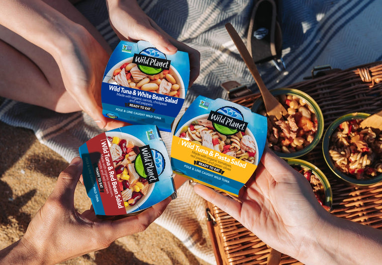 Wild Planet Ready-to-Eat Tuna Salads at picnic