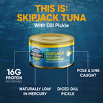 Skipjack Wild Tuna with Dill Pickle