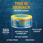 Skipjack Wild Tuna No Salt Added