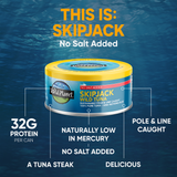 Skipjack Wild Tuna No Salt Added
