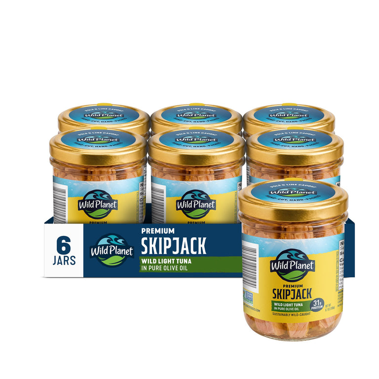 Premium Skipjack Wild Light Tuna in Pure Olive Oil