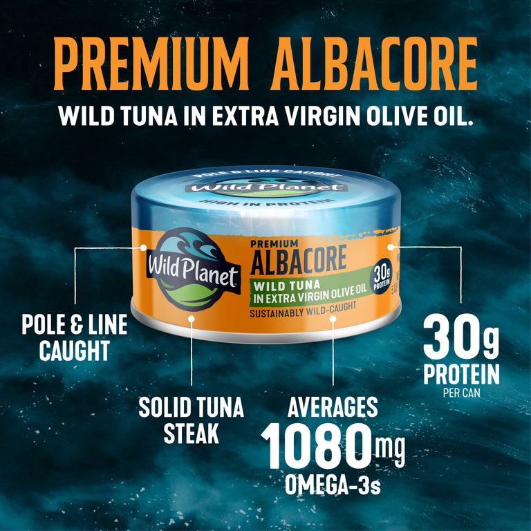 Albacore Solid Wild Tuna In Extra Virgin Olive Oil
