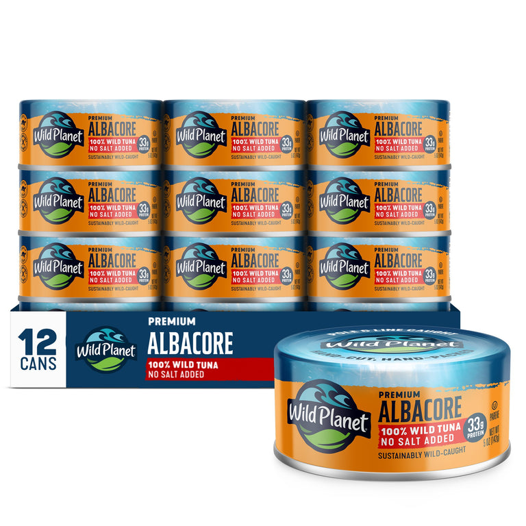 Albacore Wild Tuna No Salt Added
