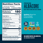 Albacore Wild Tuna No Salt Added