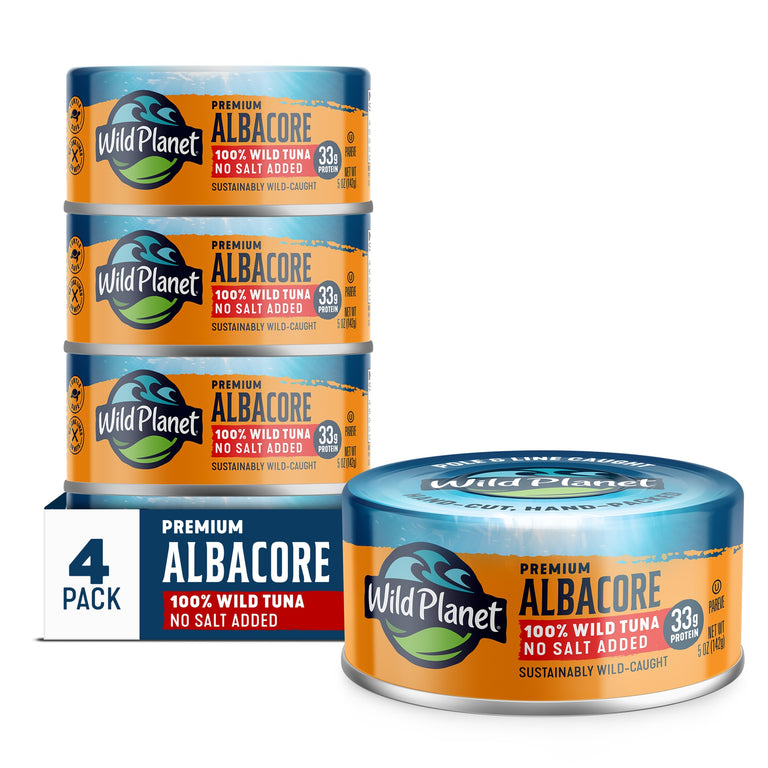 Albacore Wild Tuna No Salt Added