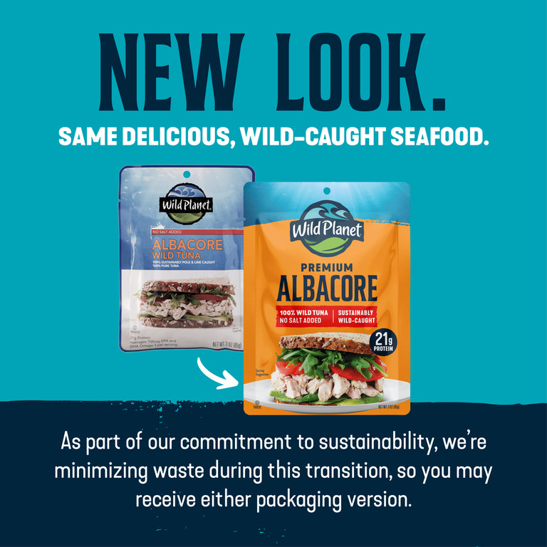 Albacore Wild Tuna Single-Serve Pouch No Salt Added
