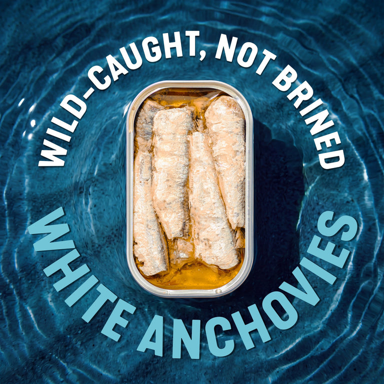 Wild White Anchovies In Extra Virgin Olive Oil