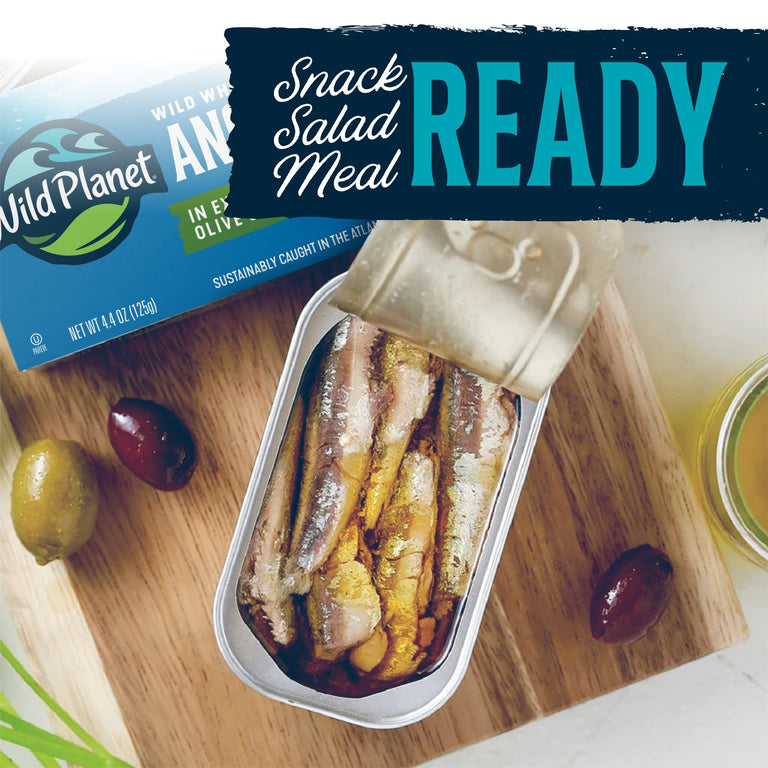 Wild White Anchovies In Extra Virgin Olive Oil