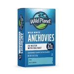 Wild White Anchovies In Water