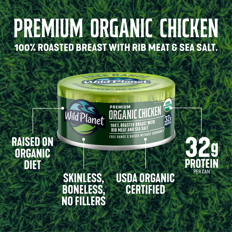 Organic Roasted Chicken Breast with Rib Meat