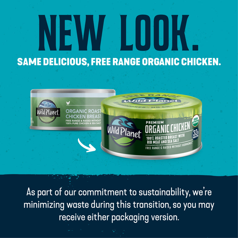 Organic Roasted Chicken Breast with Rib Meat